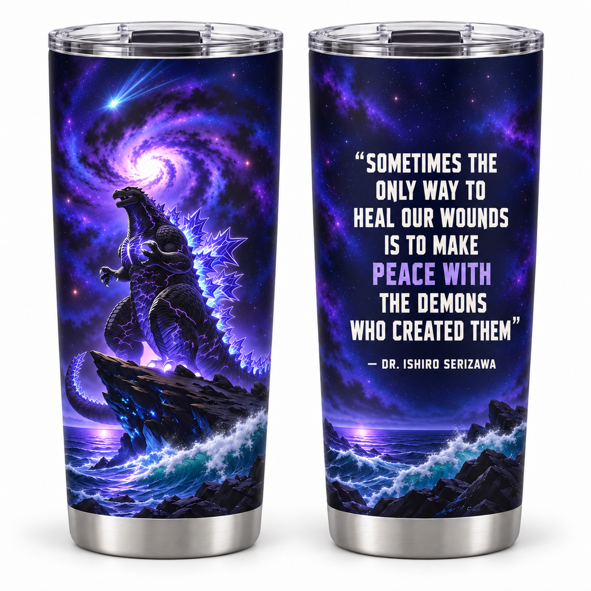 Cosmic Titan Galaxy – 20oz Nebula Beast Insulated Stainless Steel Tumbler