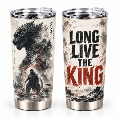 Long Live The King – 20oz Sumi-e Ink Wash Beast Tumbler
