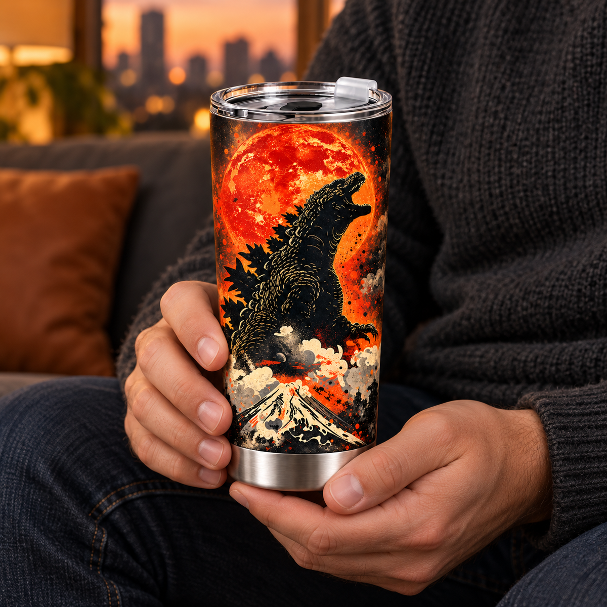 I'm The Monster You Needed – 20oz Giant Beast Quote Tumbler