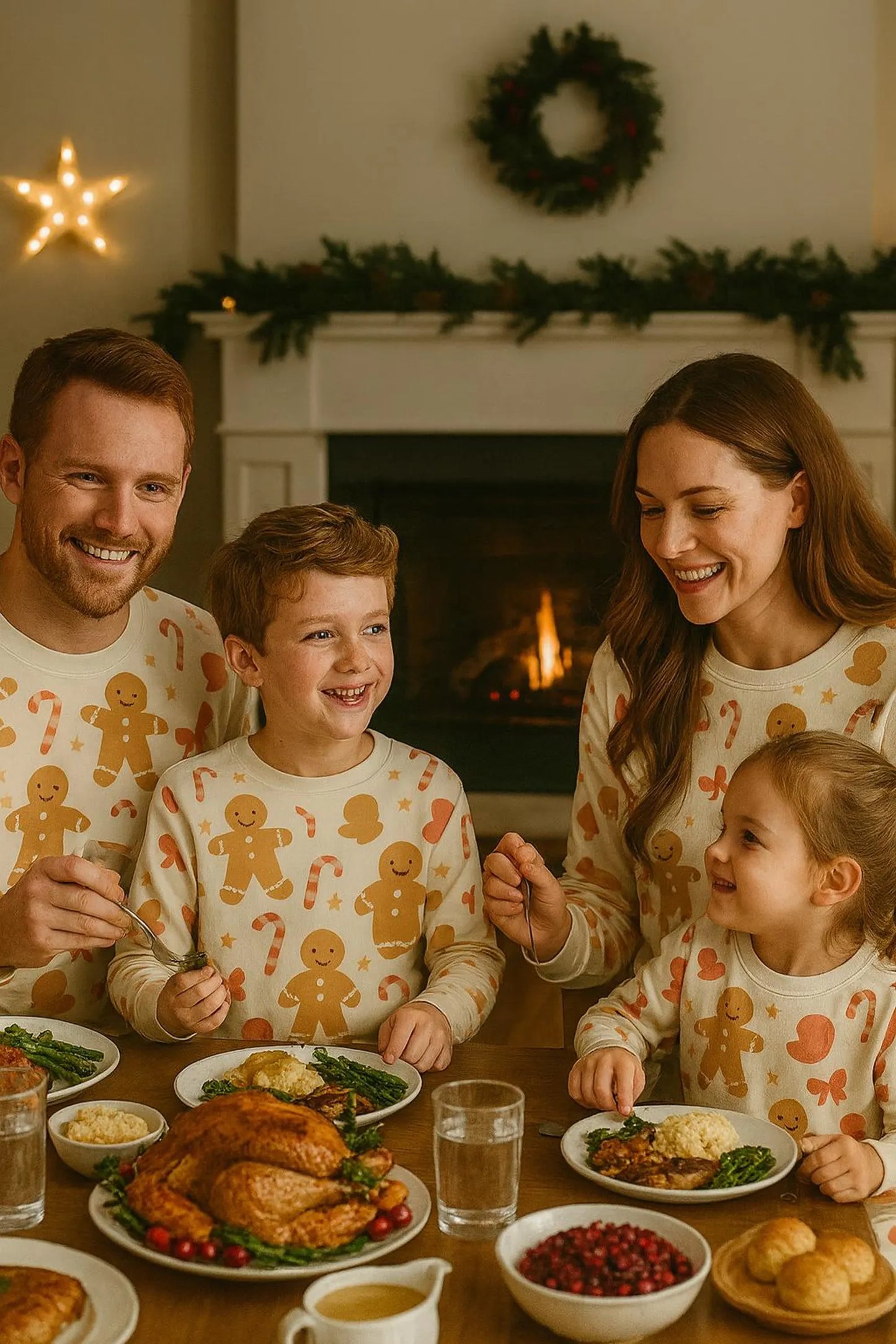Sweet Cookie Matching Christmas Pajama Set – Festive Holiday Sleepwear for Adults, Kids, Babies & Pets