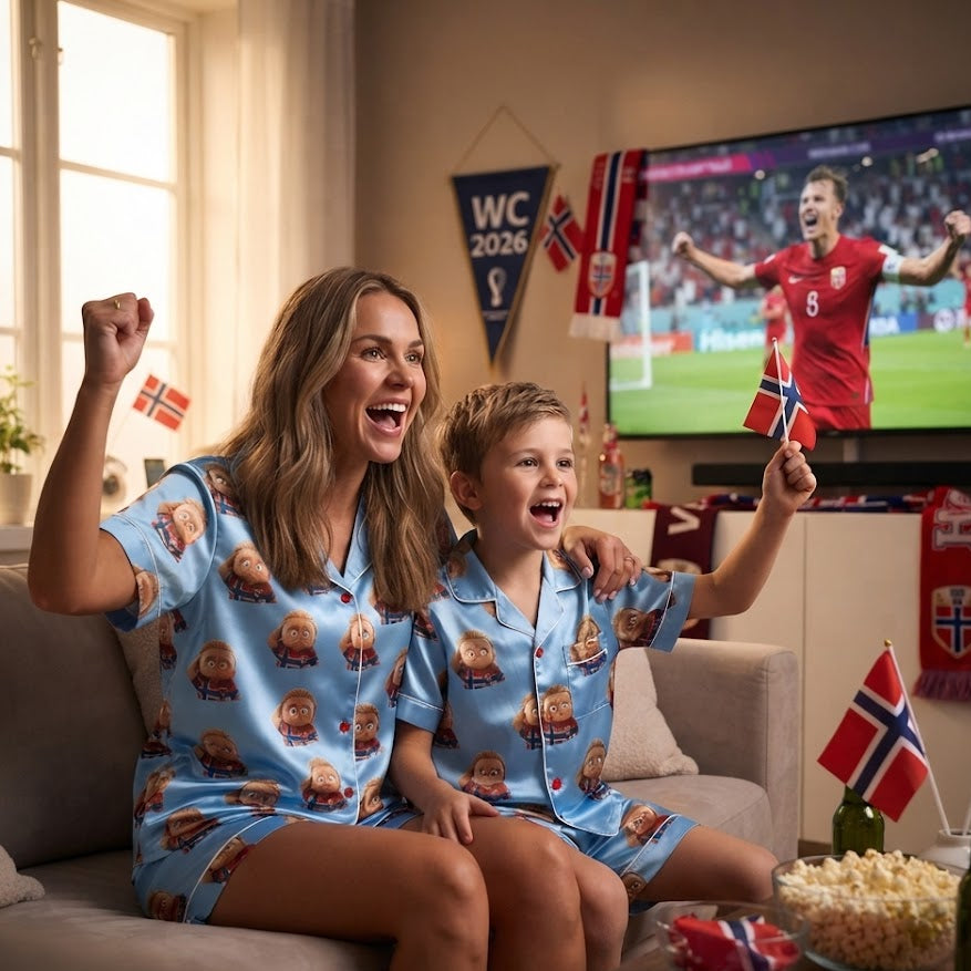 Shocked Soccer Fan Meme Satin Pajamas