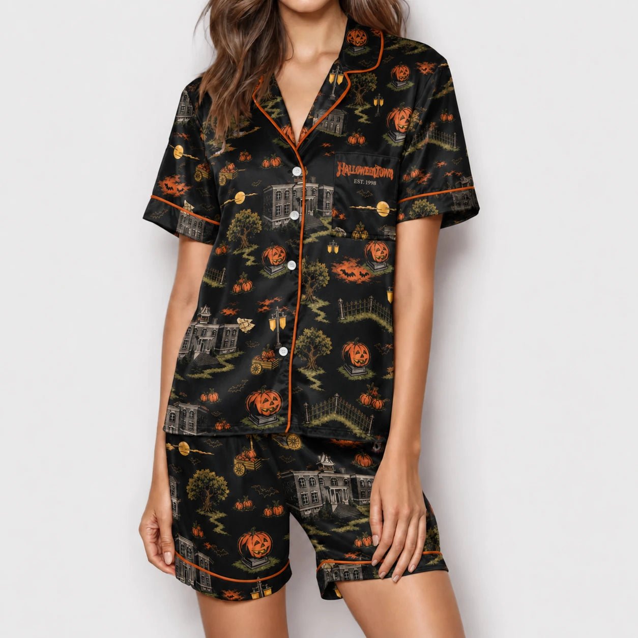 Halloweentown Est. 1998 Vintage Halloween Matching Family Pajamas