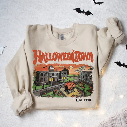 Vintage Halloween Town Sweater
