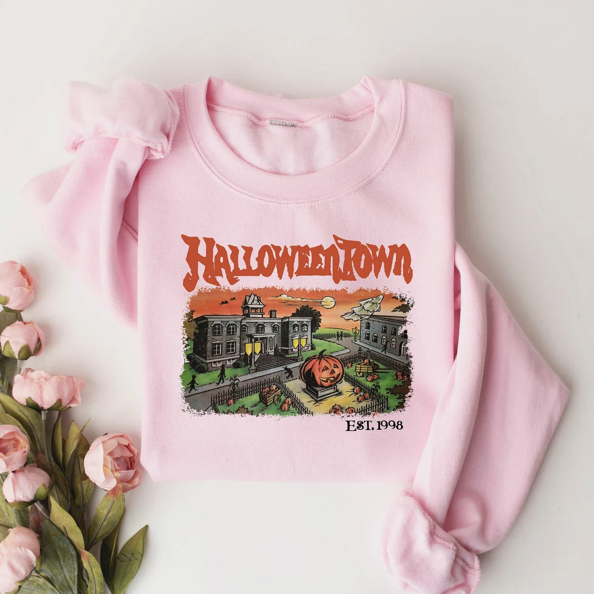 Vintage Halloween Town Sweater