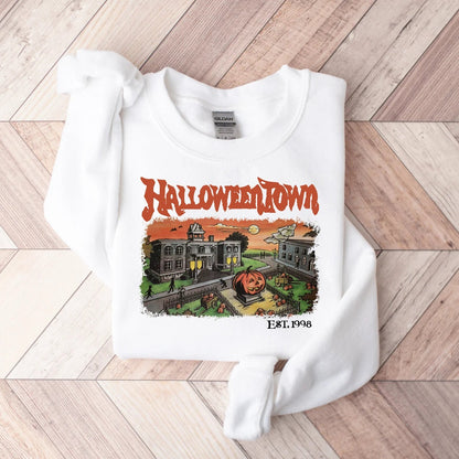 Vintage Halloween Town Sweater