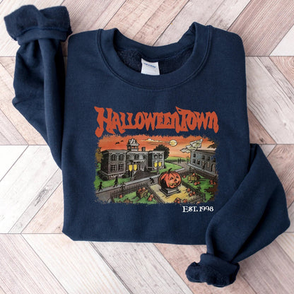 Vintage Halloween Town Sweater
