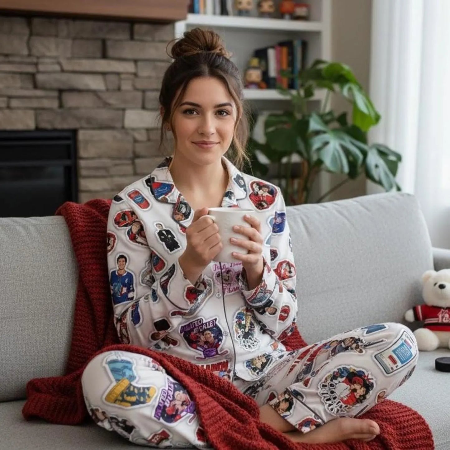 Enemies to Lovers Hockey Pajamas – Romance Book & Movie Inspired Sleepwear