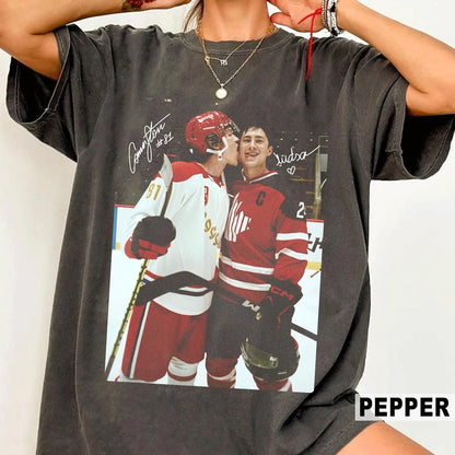 Queer Hockey Rivals Comfort Colors Shirt – BookTok Romance Inspired Tee