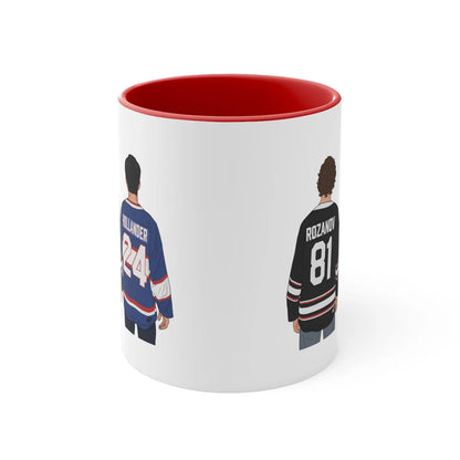 Heated Rivalry Hockey Mug – Rozanov 81 & Hollander 24 Fan Gift