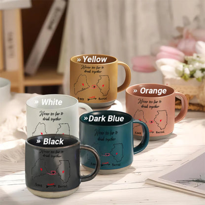 We Didn't Even Kiss Hollander Rozanov Pottery Mug, LGBT Hockey Romance Mug, Heated Movie Rivalry Mug, Hollanov Team Gifts For Fan