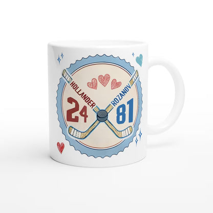 Heated Rivalry Hockey Romance Mug | Ilya and Shane Fan Gift | Enemies to Lovers Bookish Coffee Cup | Smutty Booktok Merch