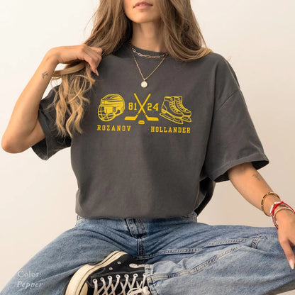 Yellow Queer Hockey Rivals Comfort Colors Shirt – BookTok Romance Inspired Tee