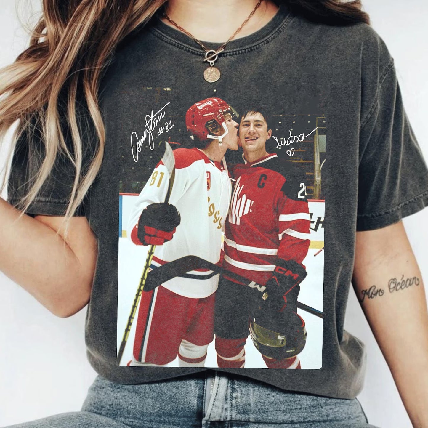 Queer Hockey Rivals Comfort Colors Shirt – BookTok Romance Inspired Tee
