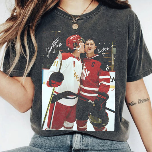Queer Hockey Rivals Comfort Colors Shirt – BookTok Romance Inspired Tee