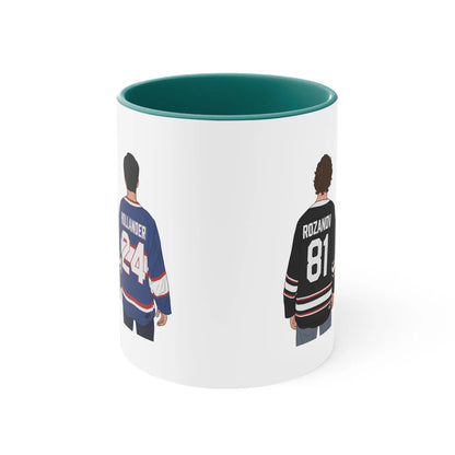 Heated Rivalry Hockey Mug – Rozanov 81 & Hollander 24 Fan Gift