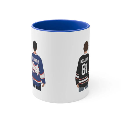 Heated Rivalry Hockey Mug – Rozanov 81 & Hollander 24 Fan Gift
