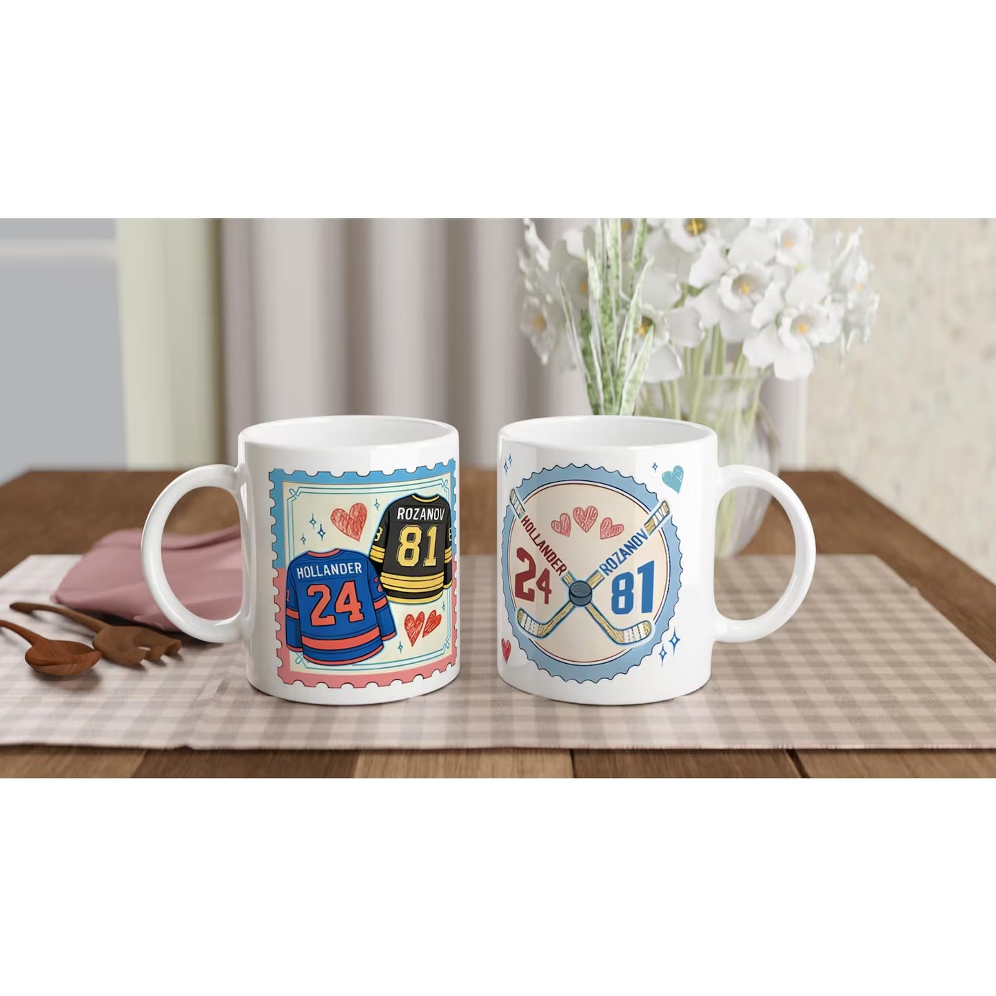 Heated Rivalry Hockey Romance Mug | Ilya and Shane Fan Gift | Enemies to Lovers Bookish Coffee Cup | Smutty Booktok Merch