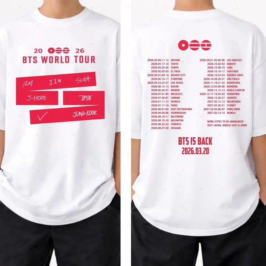 World Tour 2026 Shirt, Comeback Concert Fan Tee, Vintage Oversized Comfort Colors 1717 Shirt