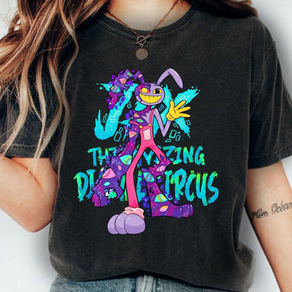 Black Bunny Circus Family T-Shirt