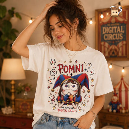 Cream Jester Character Family T-Shirt