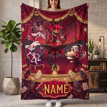 Custom Radio Overlord Theater Stage Plush Blanket