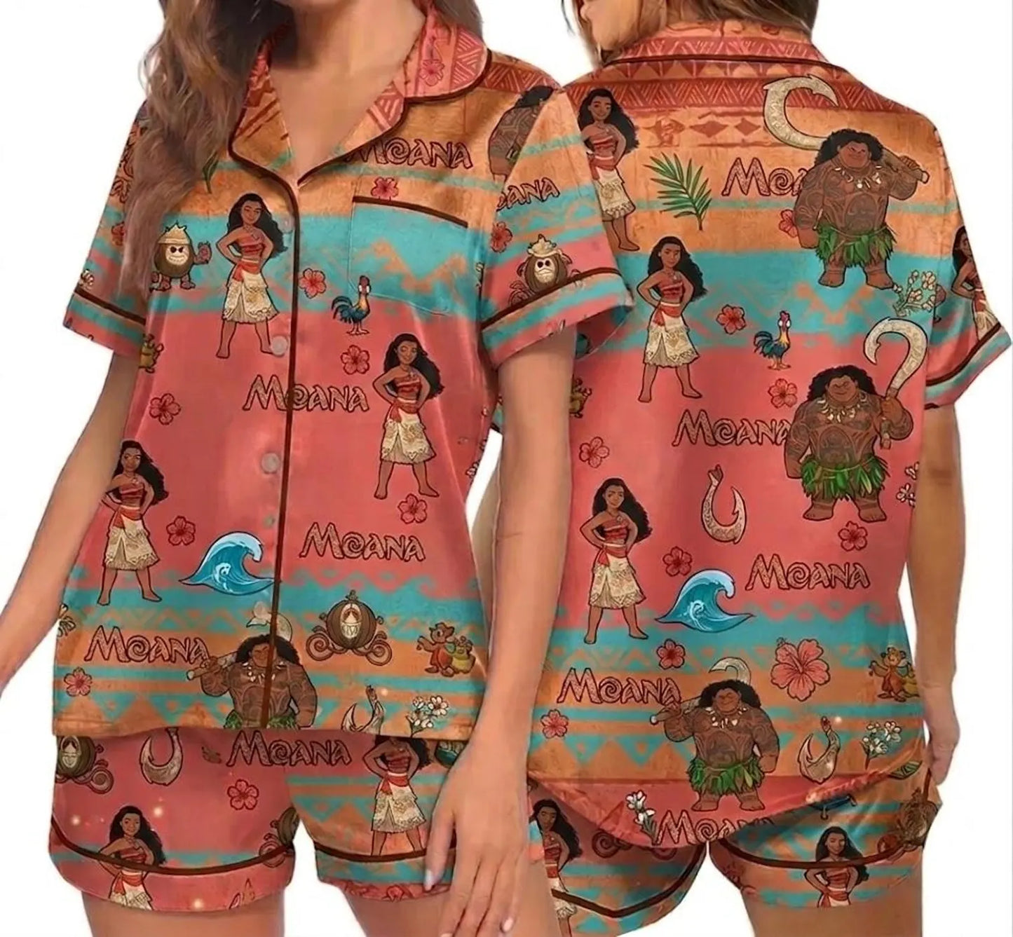 Island Wayfinder Princess Satin Pajamas