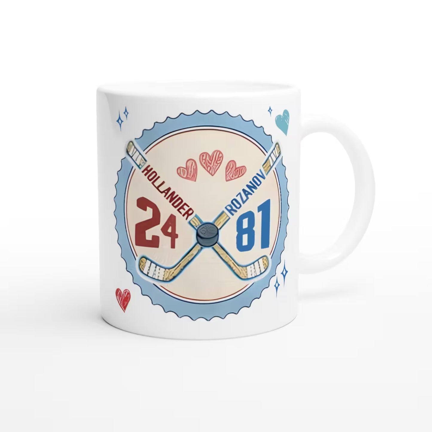 Hockey Rivals Romance Mug – Book & Movie Inspired Accent Coffee Cup