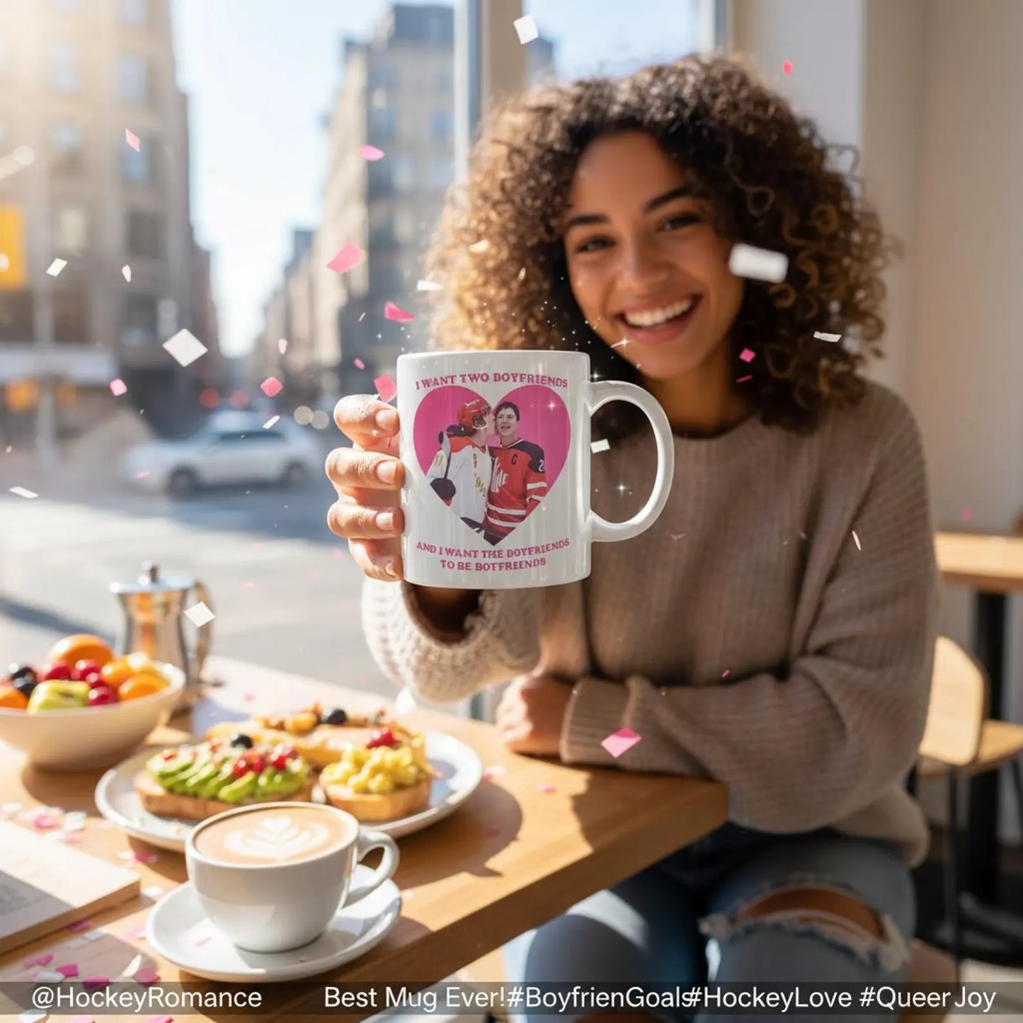 Hockey Rivals Romance Accent Mug – Book & Movie Inspired Coffee Cup