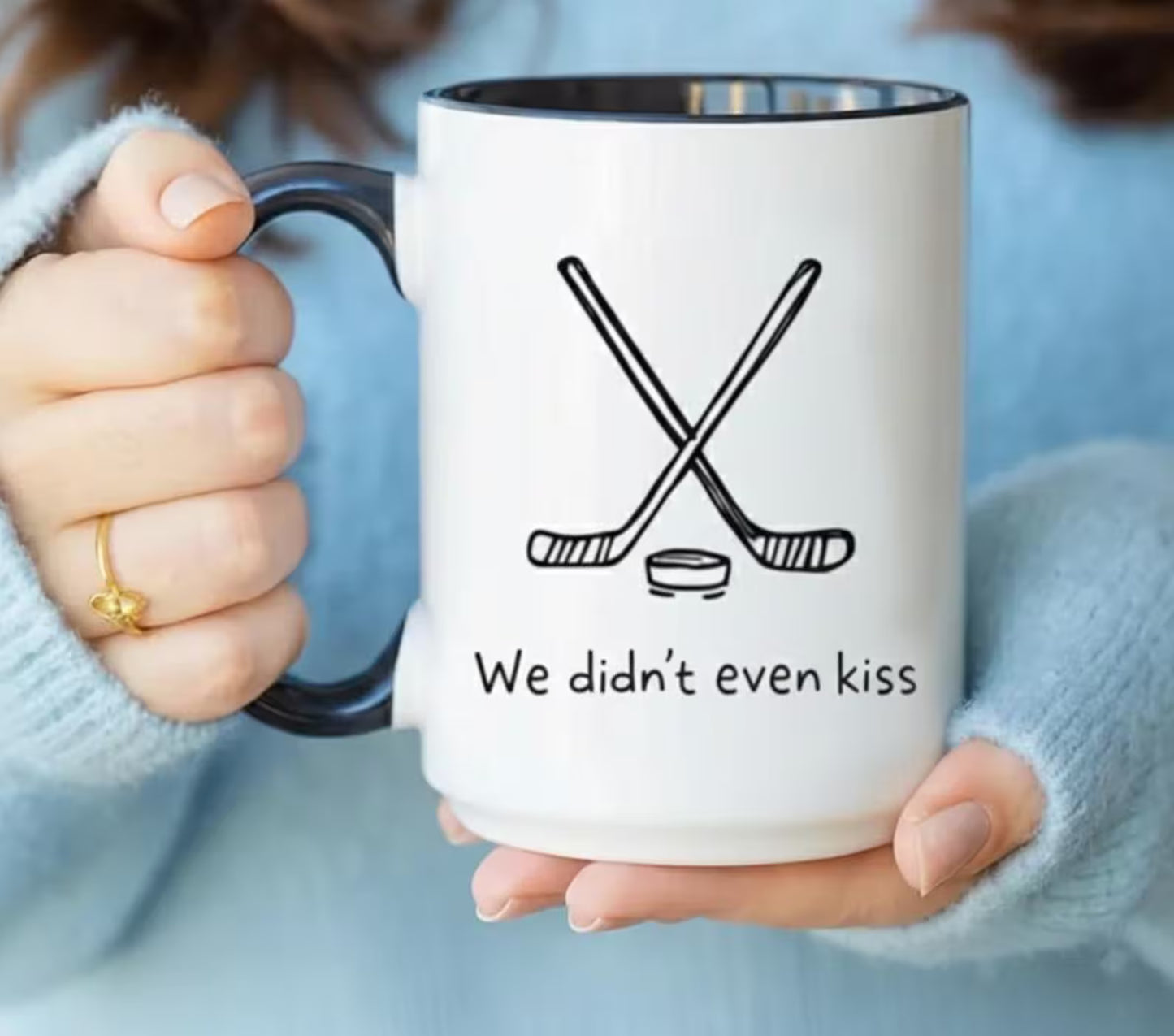 Hockey Rivals Romance Mug – Queer Book & Movie Inspired Coffee Cup