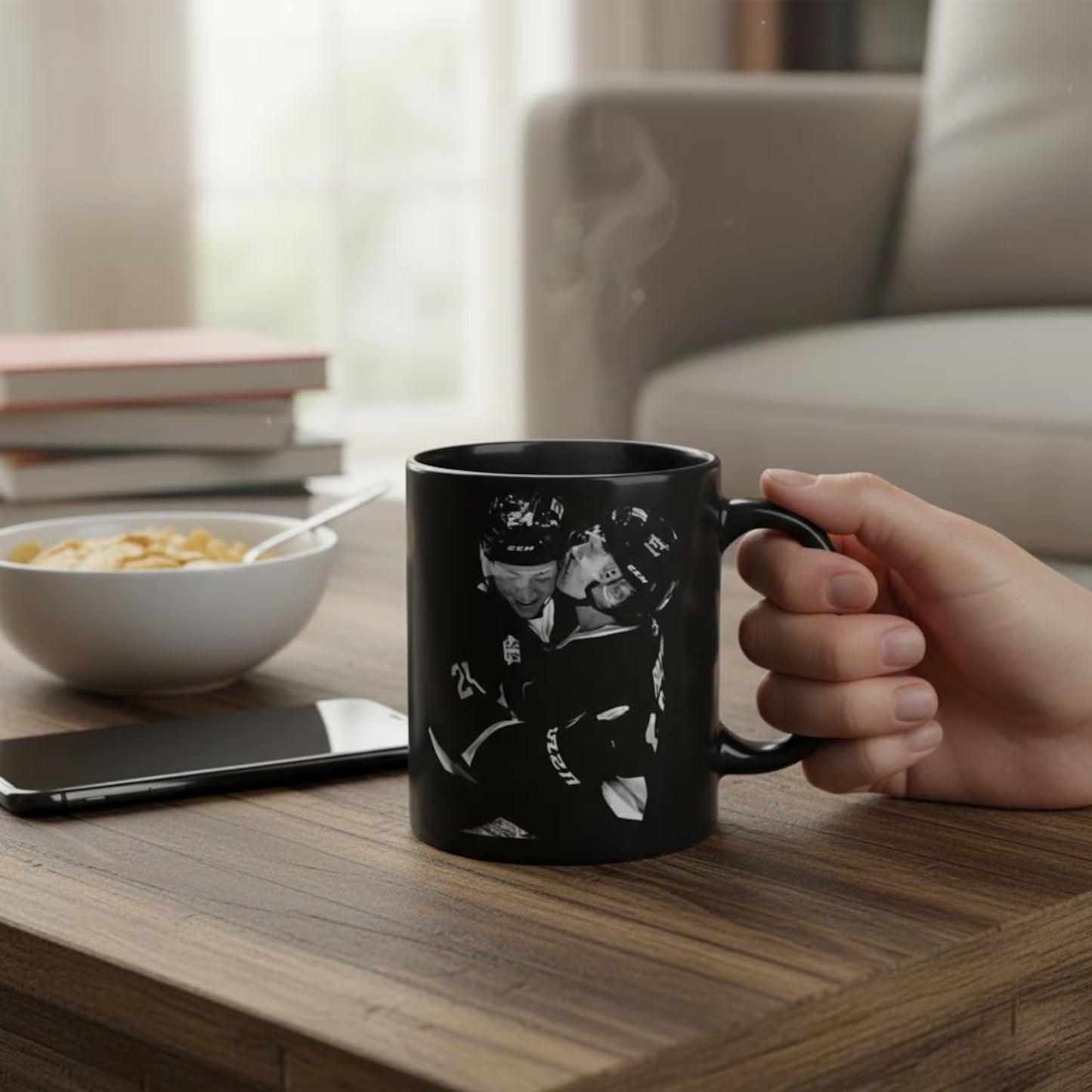 Queer Hockey Rivals Romance Accent Mug – Book & Movie Inspired Coffee Cup