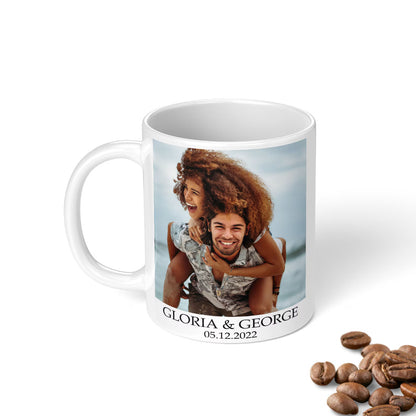 Personalized Photo Mug – Custom Picture & Text Coffee Gift for Her