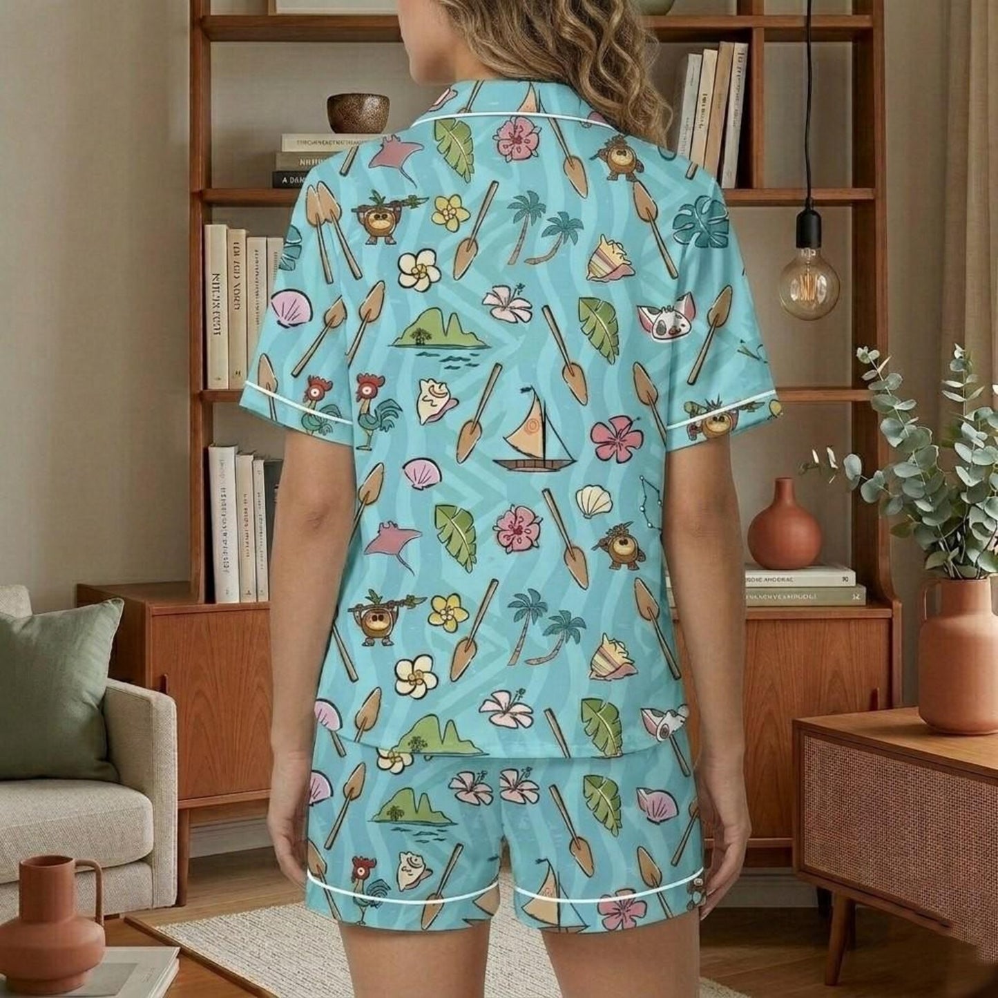 Ocean Girl Adventure Satin Pajamas