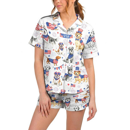 The USA 250th Anniversary American Flag Dogs Pajamas – Patriotic Independence Day Sleepwear