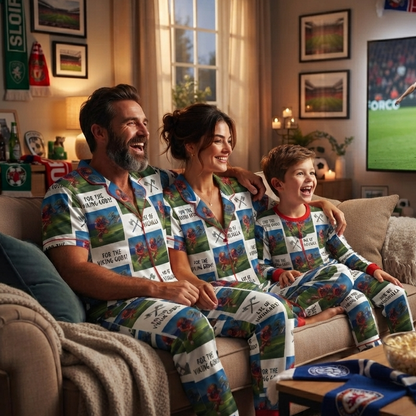 Viking Soccer Meme Satin Pajamas