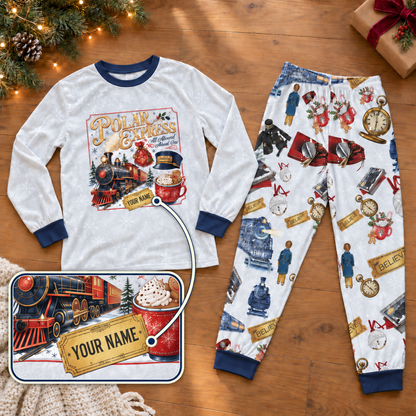 Personalized Christmas Journey Family Pajamas