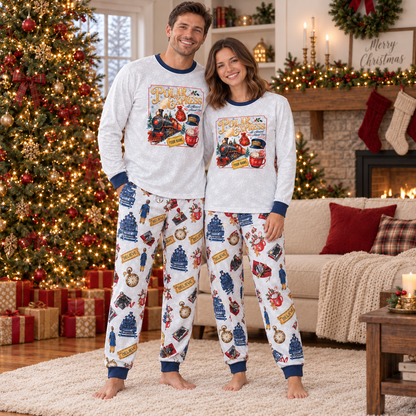 Personalized Christmas Journey Family Pajamas