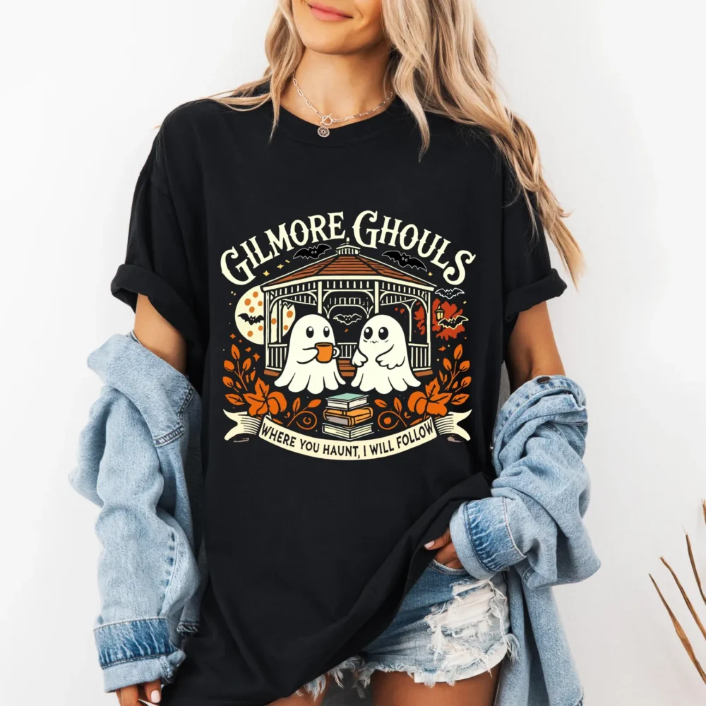 Gilmore Ghouls T-Shirt & Sweatshirt – Ghost Parody Halloween Fall Fan Apparel