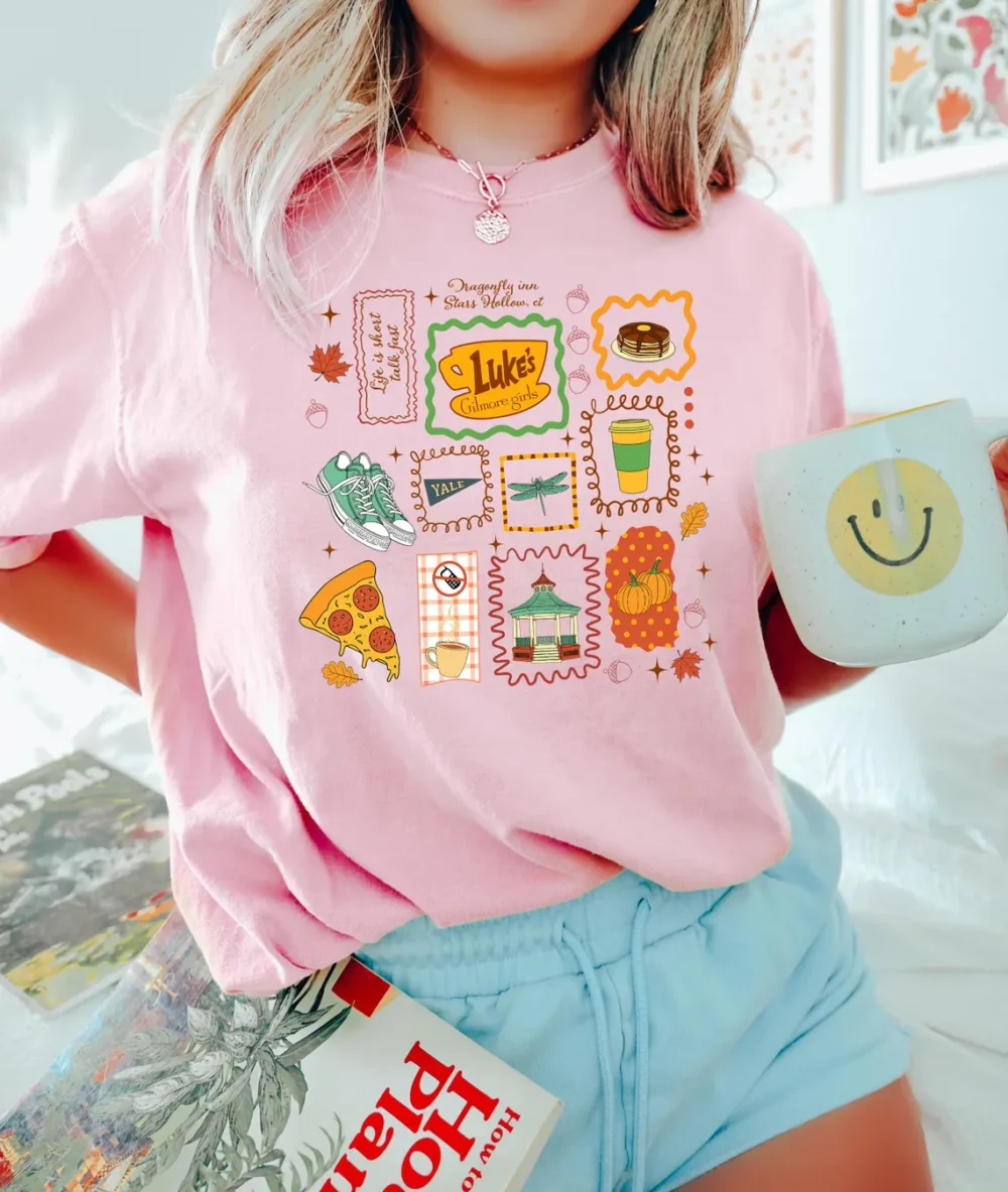 Luke’s Diner Stars Hollow Retro Vintage T-Shirt & Sweatshirt